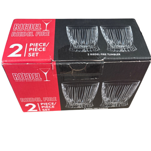 Riedel fire tumbler glasses - riedel,