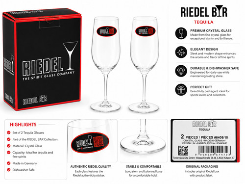 Riedel byr tequila - byr, glasses