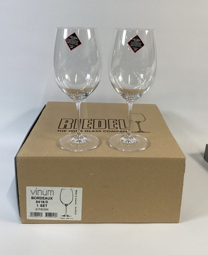 Riedel vinum bordeaux glasses - vinum,