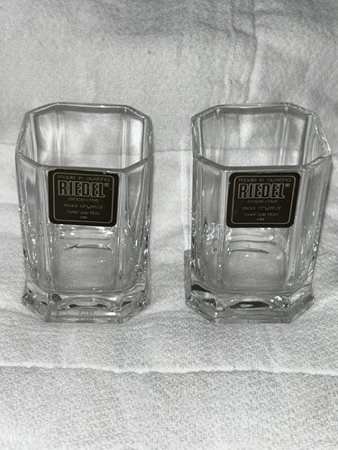 Pair riedel crystal shot - pair,